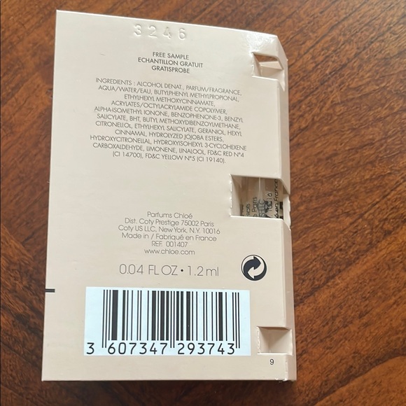 Chloé Eau de Parfum 1.2ml - Picture 2 of 3